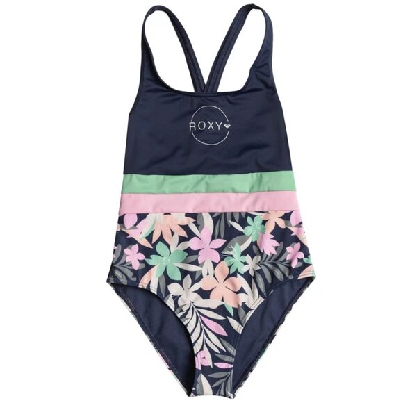 ROXY | Girls' Ilacabo Active One-Piece Swimsuit - Picture 2 of 3